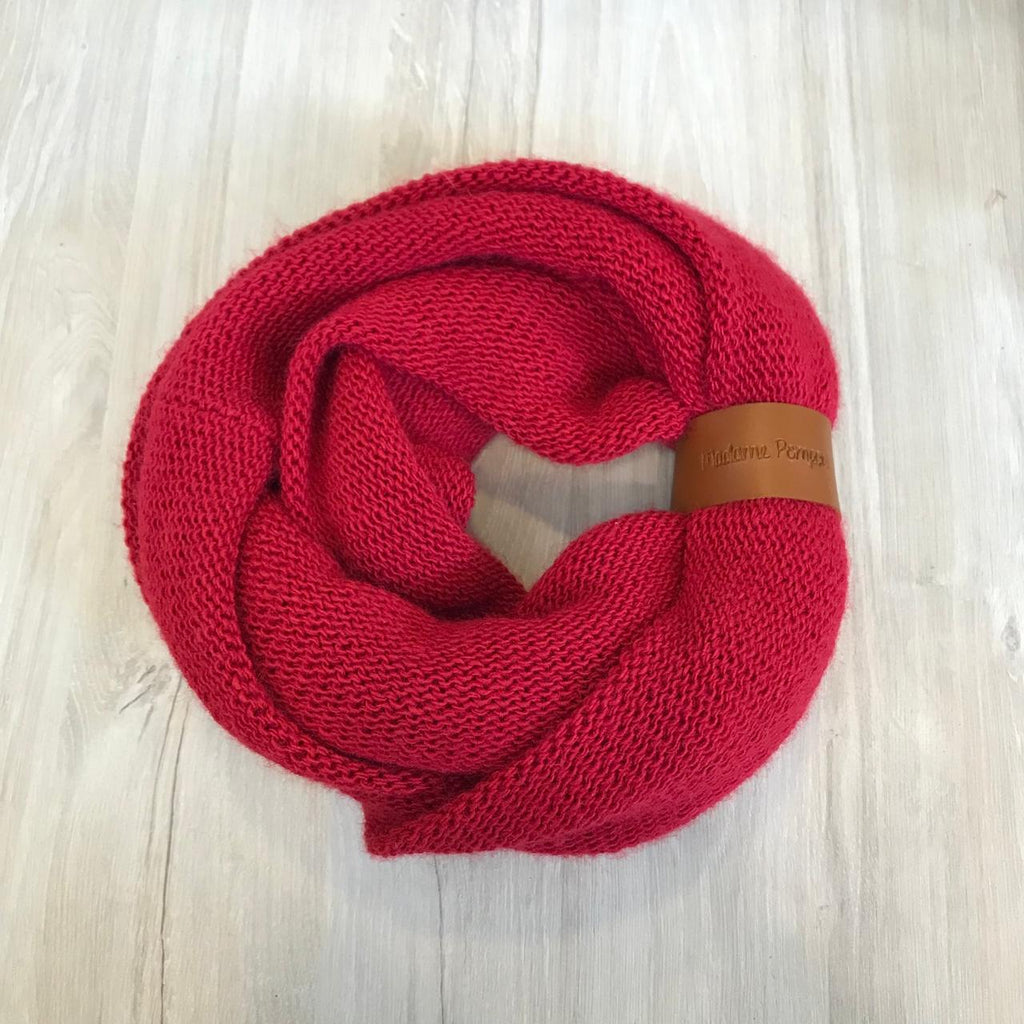 Cuello Baby Alpaca - Rojo